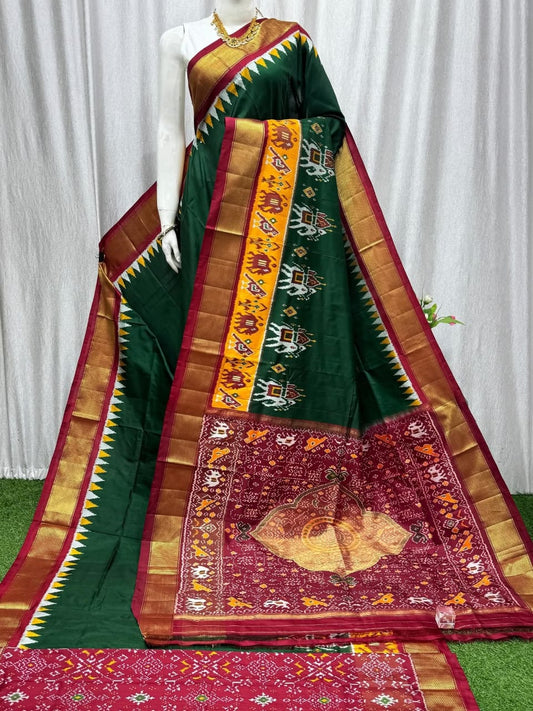 Pochampally Contemporary Dola Silk Saree